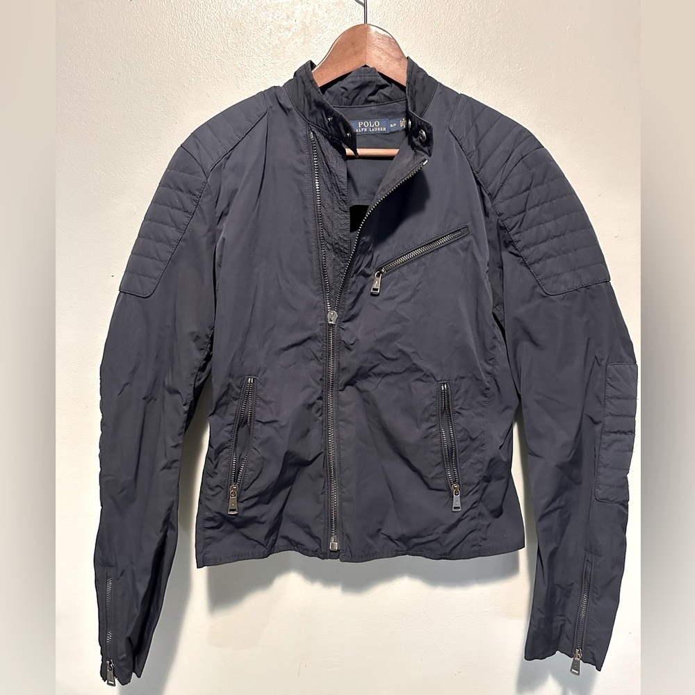 Polo Ralph Lauren Moto Racer RLL Grand Prix Jacket size S Navy - Picture 4 of 17